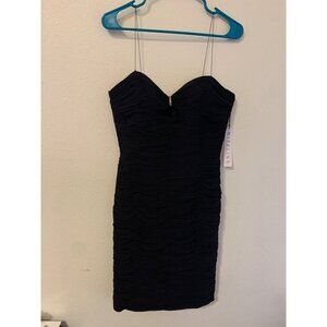 NWT Niteline Silk Formal Cocktail Party Dress Womens Size 10 Black N4